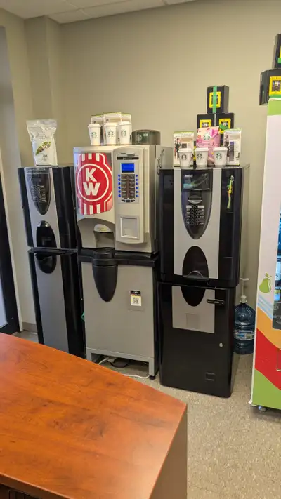 Coffee Vending Machines Money Makers! Seaco/JBC Bianchi/Crane Can be equipped with coin mechanisms a...
