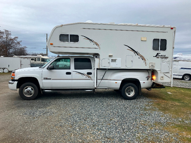 2004 GMC 3500 Sierra Duramax / 2006 Snowbird truck camper in Cars & Trucks in Parksville / Qualicum Beach