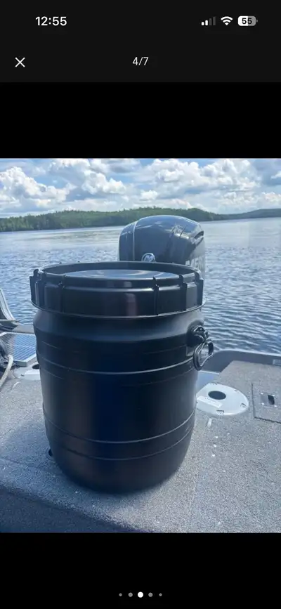 The classic 30 L canoe barrel—($50). Johnny Barrel delivering around Ottawa / Gatineau on Oct 15th,...