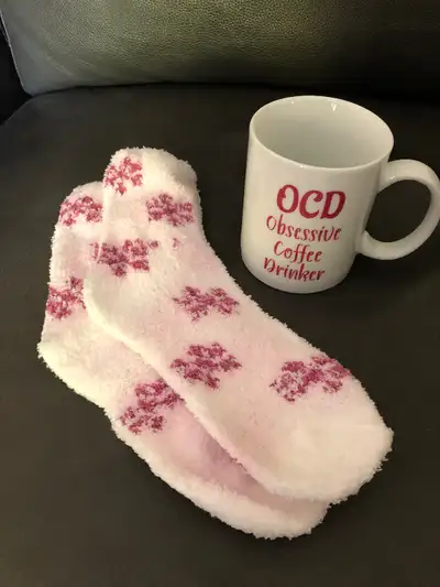 Ceramic Mug and Sock Set, new (Brampton), View more