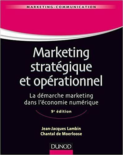 Marketing stratégique et opérationnel 9e édition de J.-J. Lambin dans Manuels  à Ville de Montréal
