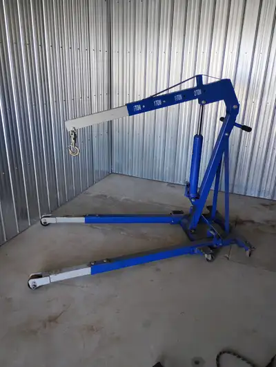 Cherry picker....bench grinder, View more
