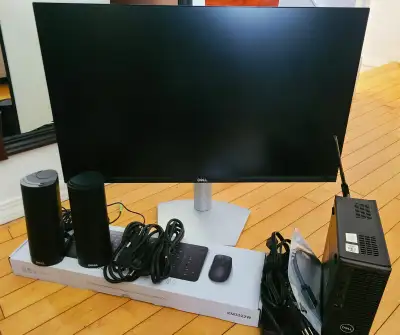 Dell Precision  3240 MFF (Compact) Full PC Set UP, View more