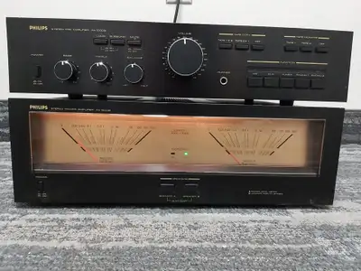 Philips PA 1200 B + PA 1000 B with Monster Meters Stereo Power A, View more