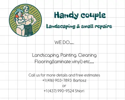 Landscaping and small repairs, View more