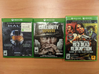 Xbox One Series games - Halo, COD & RD
