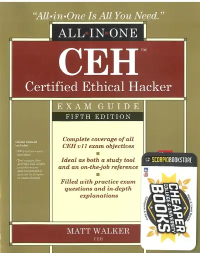 CEH Certified Ethical Hacker All-in-One Exam Guide 9781264269945, View more