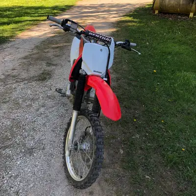 Selling my 2004 crf150f in excellent shape. New handle bars and grips (just for aesthetics). Still h...