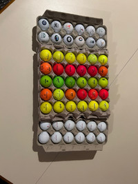 Kirkland & colored golf balls  $10 per doz/ tray of 30 $25