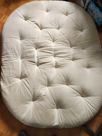 Papasan cushion for two person papasan