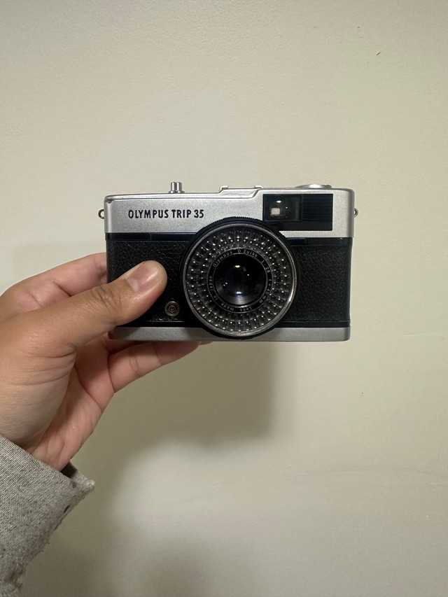 Olympus trip 35mm point and shoot camera (re-skinned) in Cameras & Camcorders in Calgary