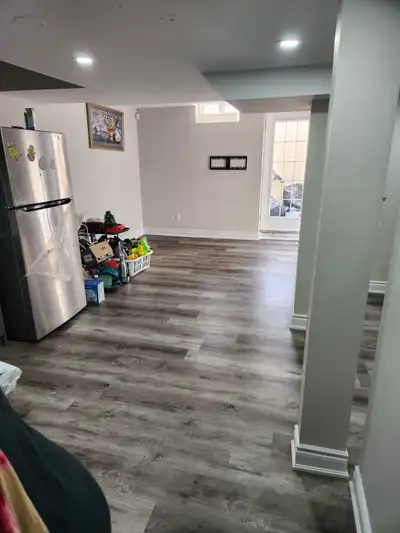1 bedroom basement legal available for rent from 15 sept for working couples or girls only ...30%uti...