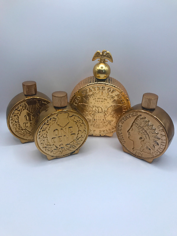Avon Vintage Coin Theme Bottles in Arts & Collectibles in Kingston - Image 2