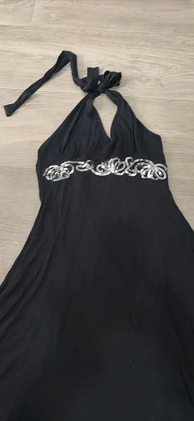 Venus Black Halter Dress, View more