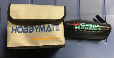 2 Lipo Bags never used. $30 for both. Price firm. No trades and deliveries. Check out my other ads....
