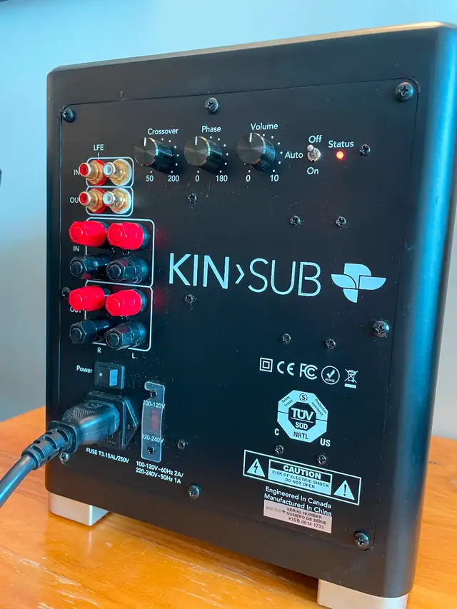 TOTEM KIN 8 SUBWOOFER, FAST & POWERFUL, 100% WORKING CONDITION62854392841729121