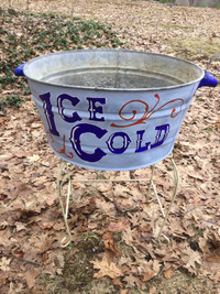 Party ready - Washtub Ice Bucket!