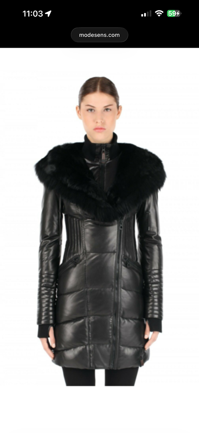 Rudsak all leather puffer coat in Women's - Tops & Outerwear in City of Toronto - Image 4