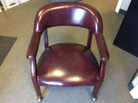 I deliver! Tub Leather Chair