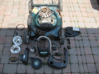Tecumseh 6 Horsepower Lawnmower For Parts Good Motor Rotted Body