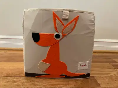3 Sprouts Toy and Book Bin - Kangaroo, View more