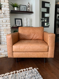 Kinsey  100% Leather Armchairs for Sale