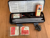 kit de nettoyage pour fusil calibre 410  et cadenas à clé
