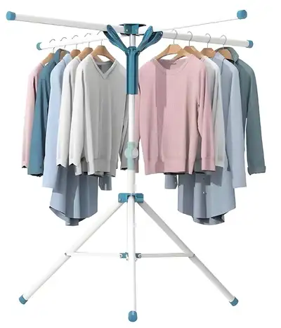 JAUREE Tripod Clothes DRYING RACK Folding Indoor, Portable, View more