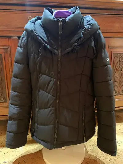 Calvin Klein women's puffer coat (black), View more