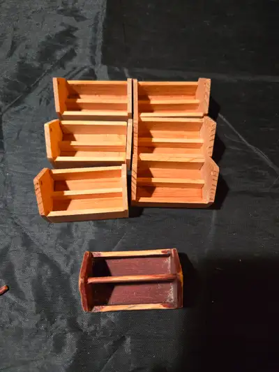 Miniature Dollhouse Toolbox Kits/Blanks. 1:12 Scale, View more