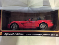 1:18 Scale 2003 Dodge Viper SRT-10 convertible red