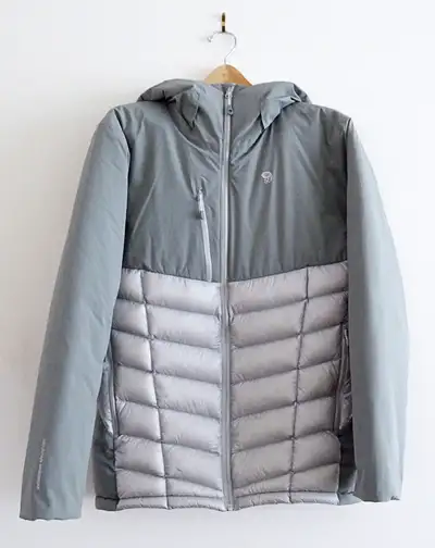 Men’s Large MOUNTAIN HARDWEAR real goose down puffer jacket., View more
