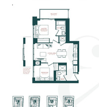 Brand New Downtown Luxury 2BR 2Baths Condo for Lease