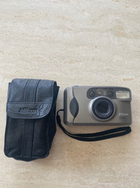 Nikon Zoom 210AF Point and Shoot Camera + Leather Case