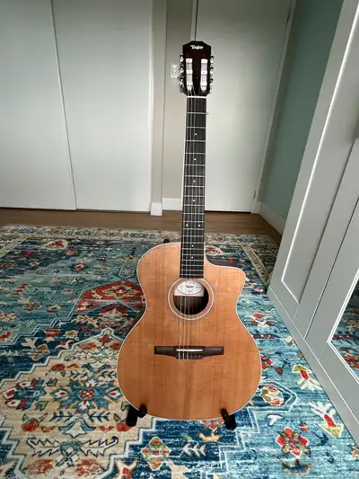 Taylor 214ce-N Classical Guitar, View more