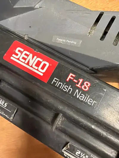 I'm selling a Senco F-18 cordless finish nailer TOOL ONLY, BATTERY NOT INCLUDED perfect for detailed...