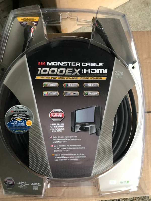 Monster - HDMI *new* in Video & TV Accessories in Burnaby/New Westminster - Image 4