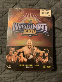 Wrestlemania XXIV  Steel package! DVD. NEW Sealed