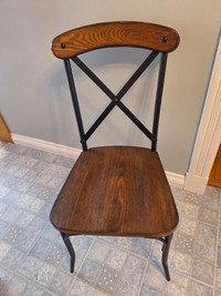 Wood & Metal Chair