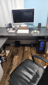 Stand up L shaped desk