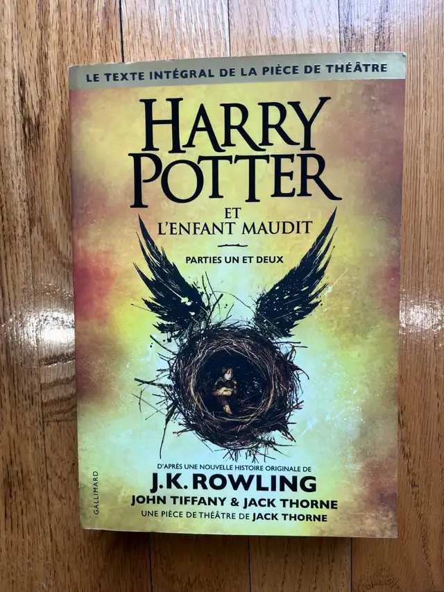LIVRE * HARRY POTTER ET L’ENFANT MAUDIT * parties 1 et 2 (grand in Children & Young Adult in Longueuil / South Shore - Image 2