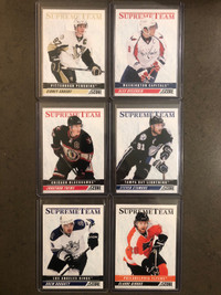 Supreme Team Hockey Cards 