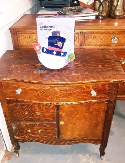 Antique wash stand 28 inches high 33 inches wide 19 inches deep Smoke free home and shop. Located in...