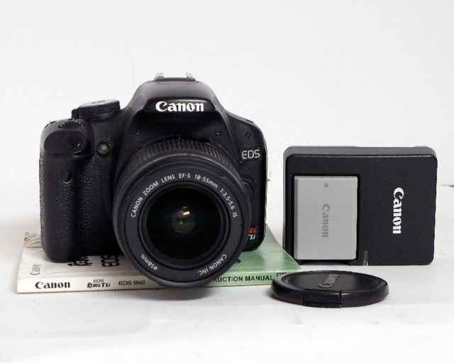 Canon EOS Rebel T1i 15.1MP EF-S 18-55mm IS DSLR SC54,285 $250 in Cameras & Camcorders in Markham / York Region