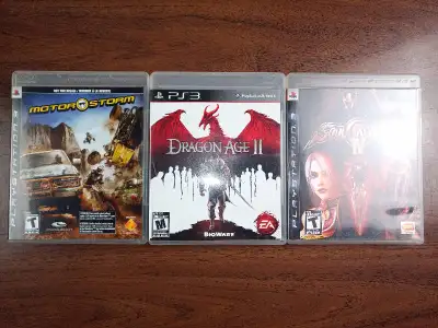 Lot de 3 jeux pour Playstation 3 (PS3), View more