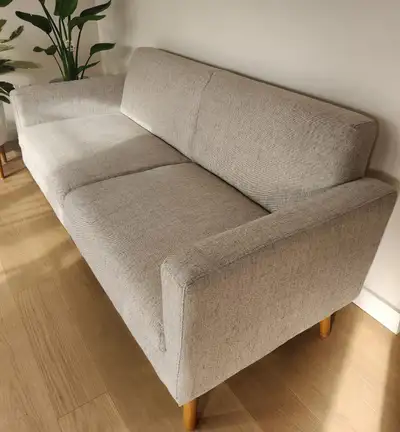 For sale 2 seater fabric sofa in good condition, View more