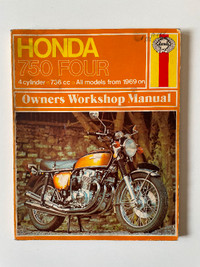 Haynes HONDA 750 Four Owners Workshop Manual