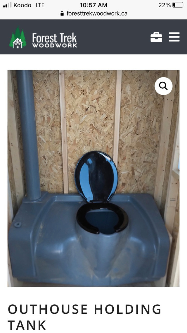 New Portable toilets outhouse holding tank event potty camps hut