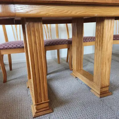 Dining table with 4 chairs, View more