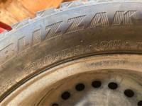 235/50R18 Near NEW Blizzak Winter Tires on NEW Winter Rims